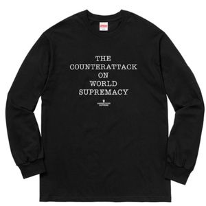 Supreme Public Enemy Counterattack Long Sleeve Tee